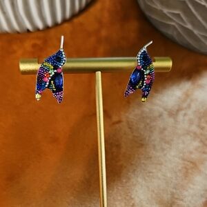 Vibrant Blue and Pink Bird Toy